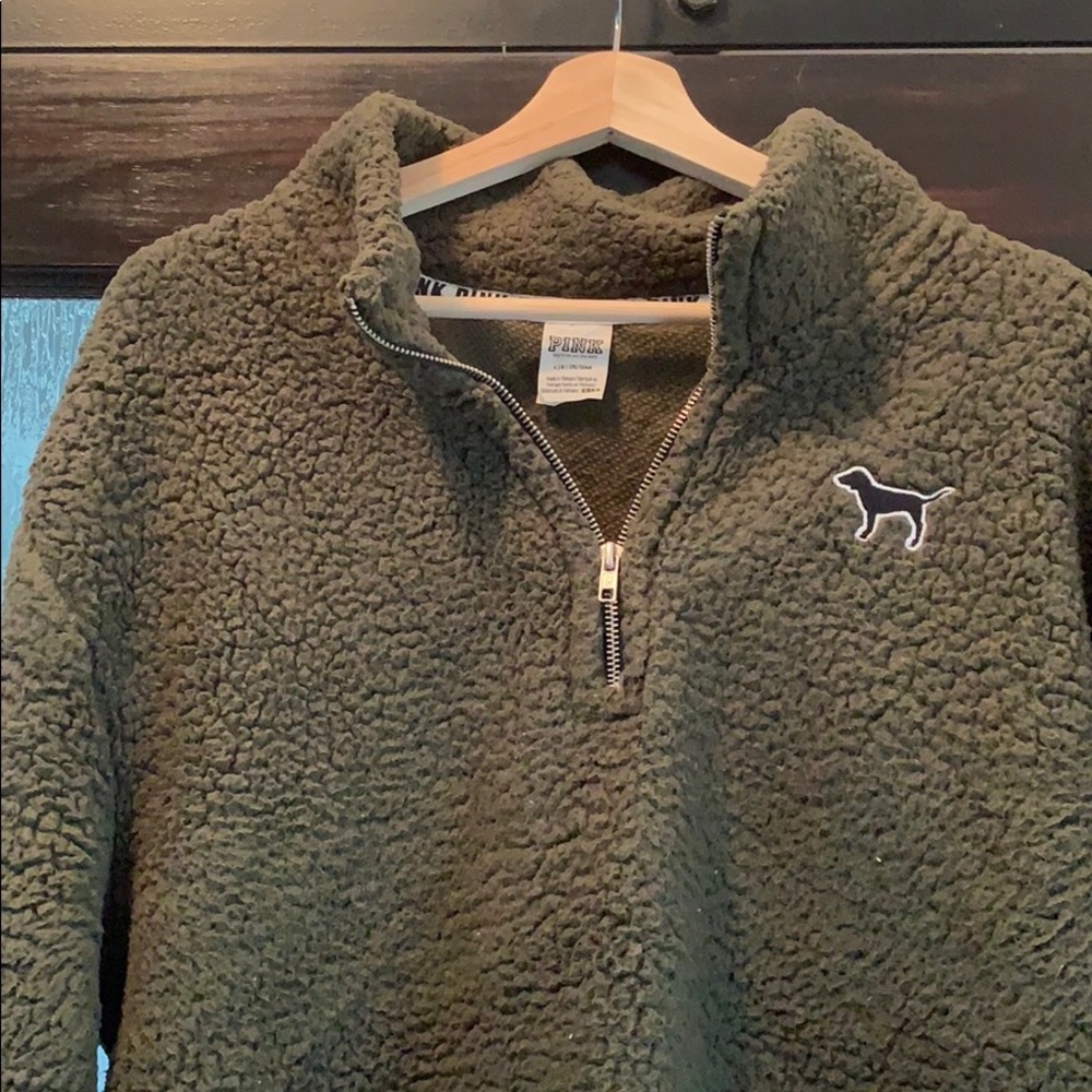 Sherpa Pullover - Like New Victoria’s Secret-Pink
